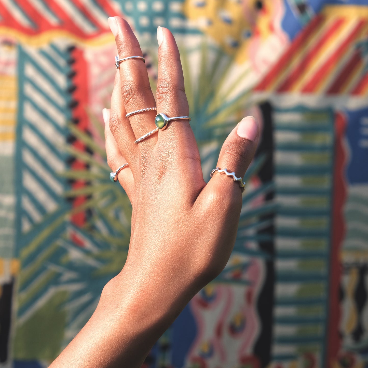 Bubbly Oh Beaded Stacking Ring