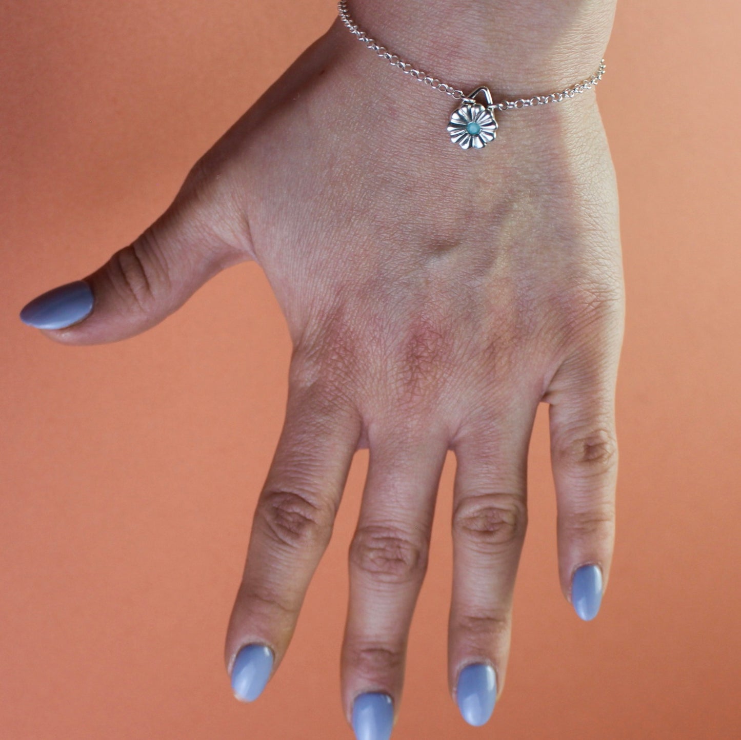 Innocent Daisy on Rolo Chain Bracelet