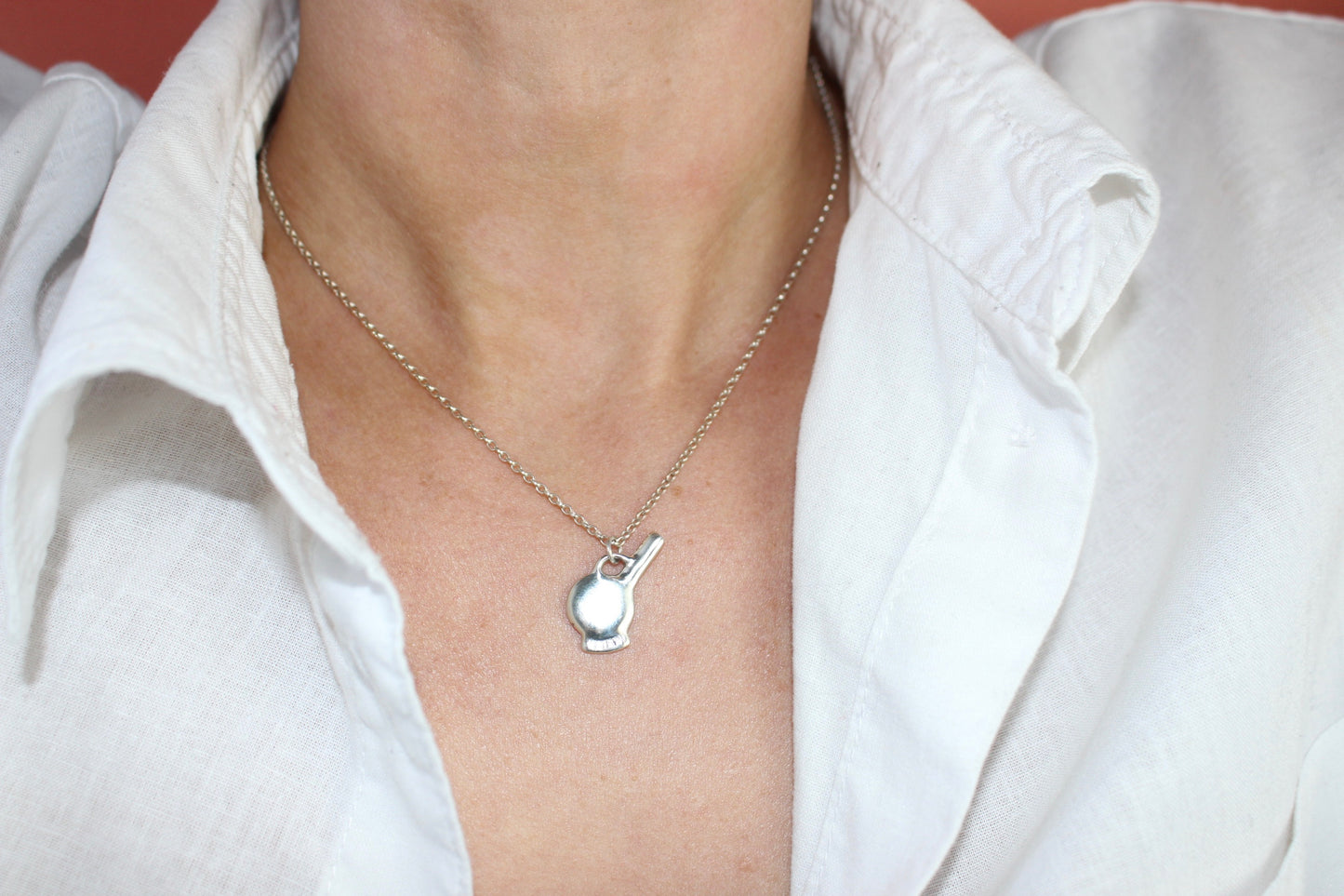 Jebina Necklace on Rolo Chain