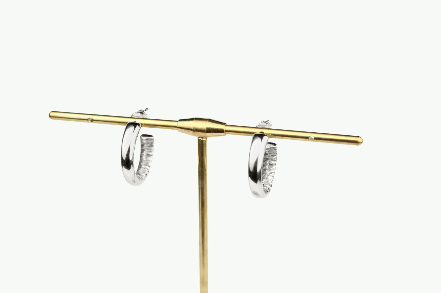 Rough with the Smooth Hoop Earrings