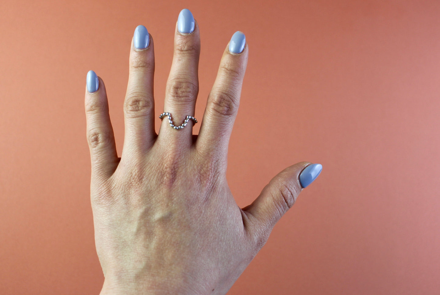 Bubbly U Stacking Ring