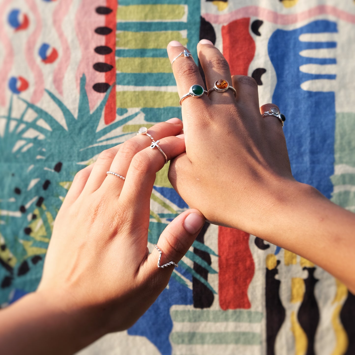 Bubbly V Stacking ring